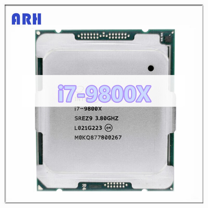 코어 i7-9800X SREZ9 3.8GHz 8 코어 16 스레드 16.5MB 165W LGA2066 X299 CPU 프로세서